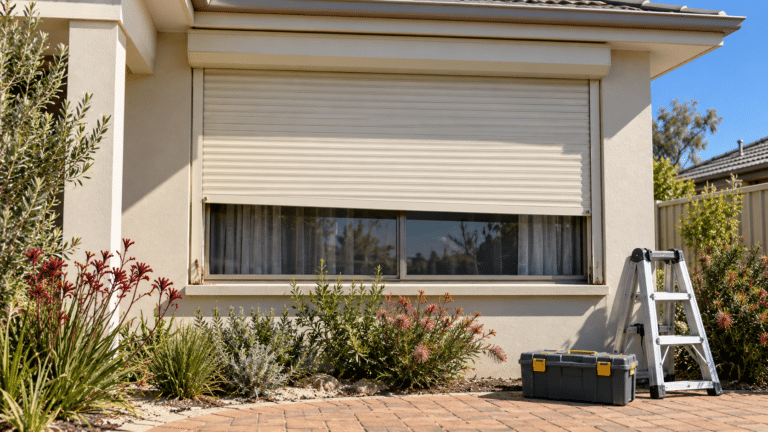 Sunlit Shutter Maintenance Scene